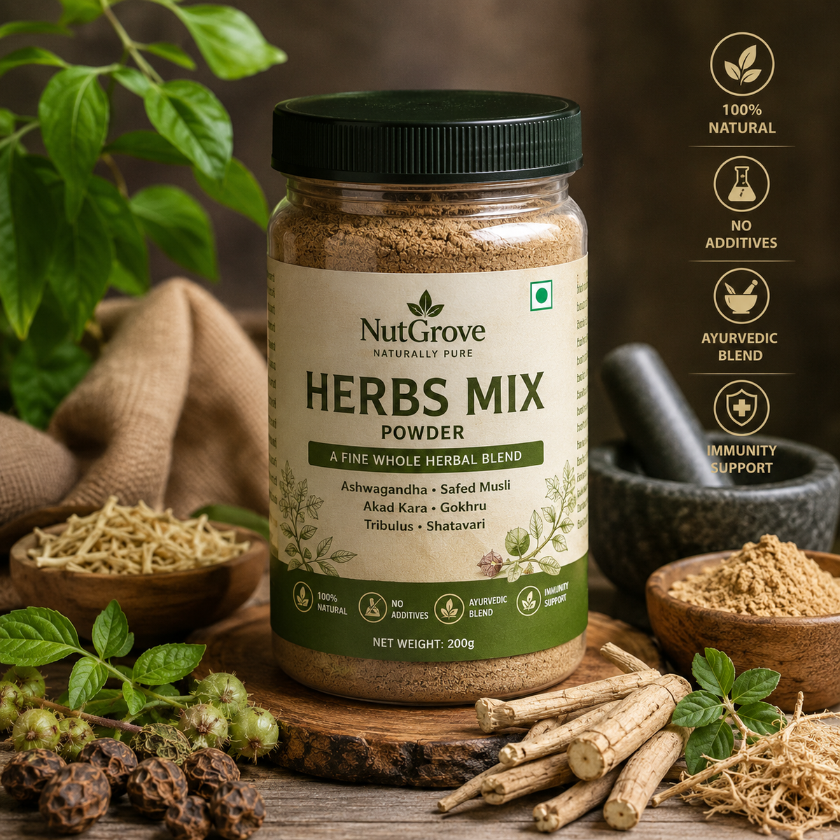 Mix Herb (जड़ी बूटी) 250 gm (Powder)